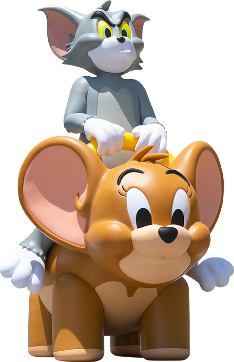 Soap Studio Tom and Jerry Mega Piggyback Ride (700% Version) Collectible Figure