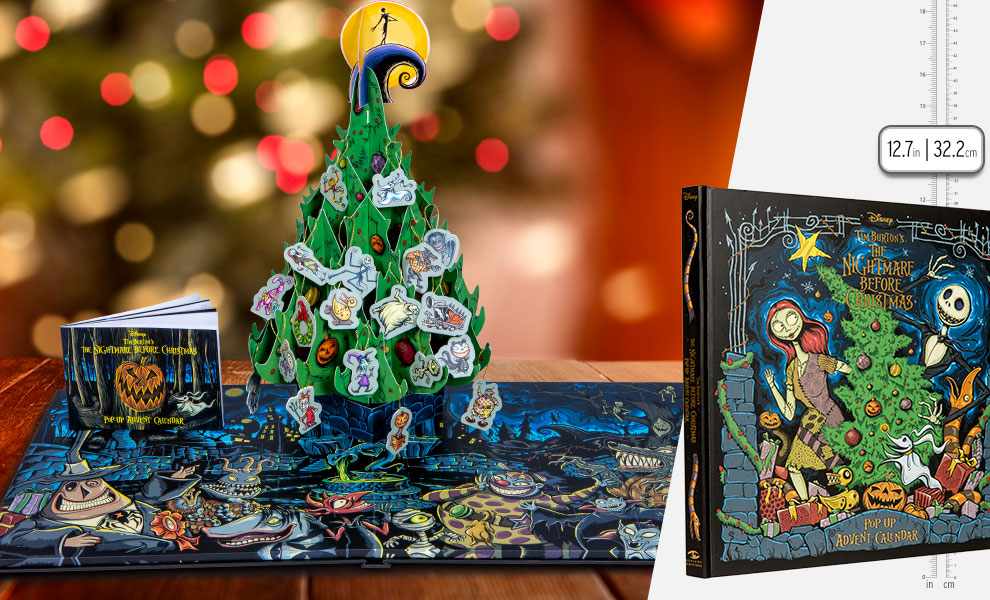 Gallery Feature Image of The Nightmare Before Christmas: Pop-Up Book and Advent Calendar Book - Click to open image gallery