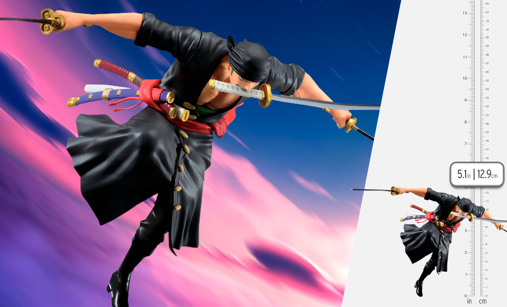 Gallery Feature Image of Roronoa Zoro (Wano Country - Third Act) Collectible Figure - Click to open image gallery