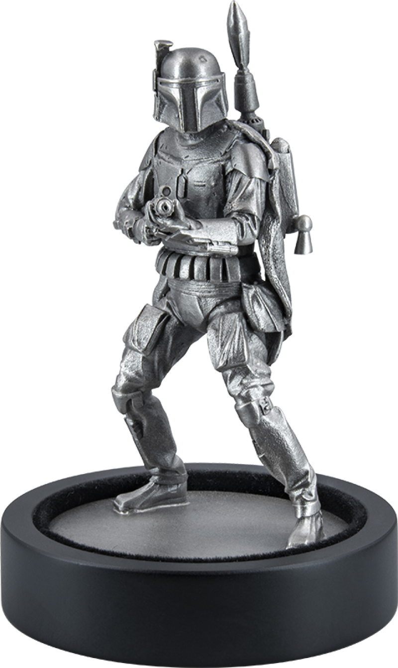 Boba Fett Silver Miniature Silver Collectible by New Zealand Mint