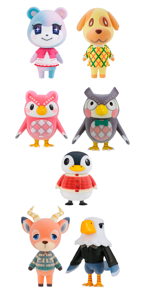 Bandai Animal Crossing: New Horizons Tomodachi Doll Vol. 3 Collectible Set
