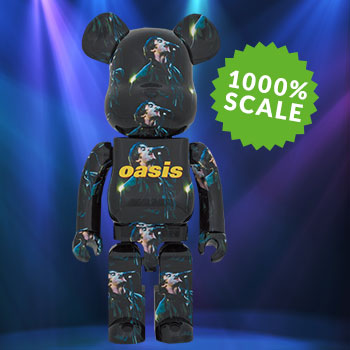 Be@rbrick Oasis Knebworth 1996 (Liam Gallagher) 1000% Collectible