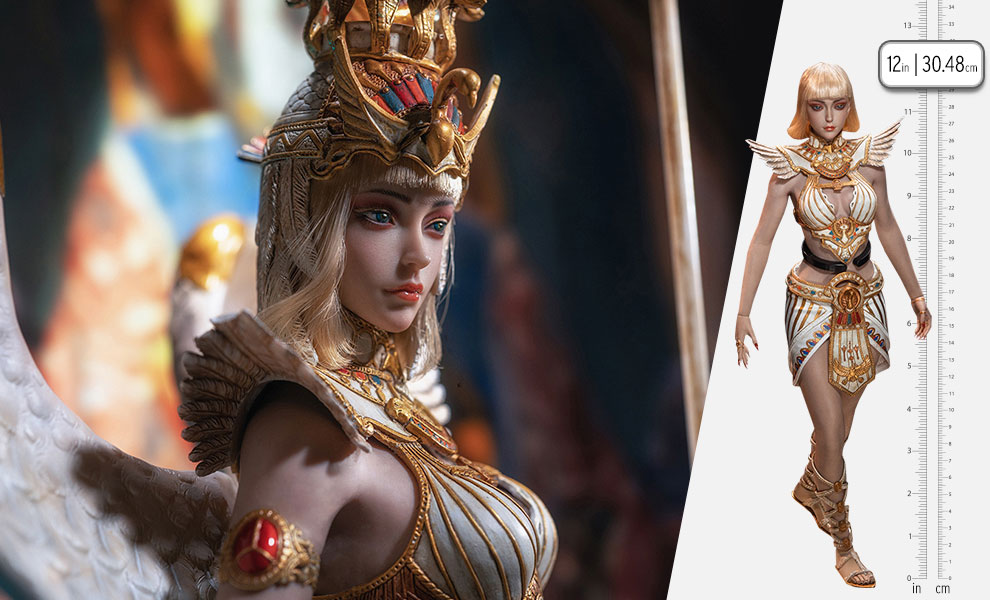 Gallery Feature Image of Aset Goddess of Magic (White) Sixth Scale Figure - Click to open image gallery