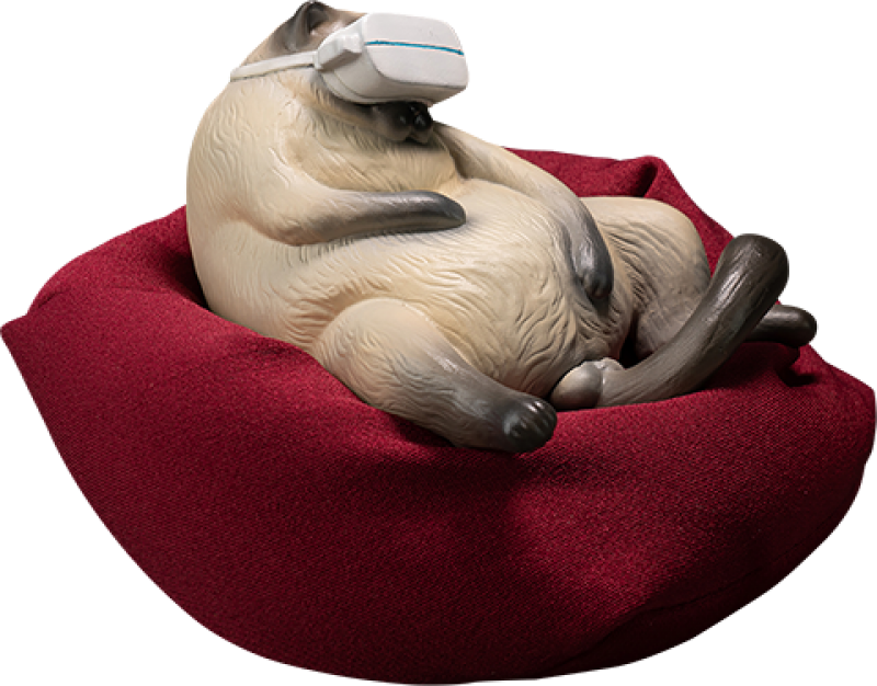Siamese Cat Figurine by Manas SUM