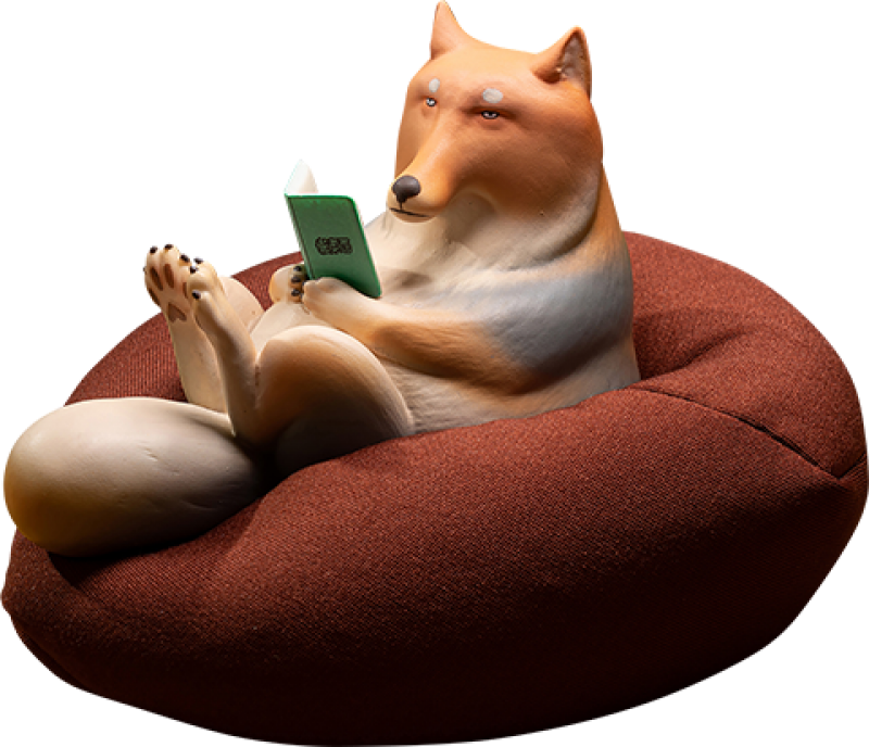 Tibetan Fox Figurine by Manas SUM