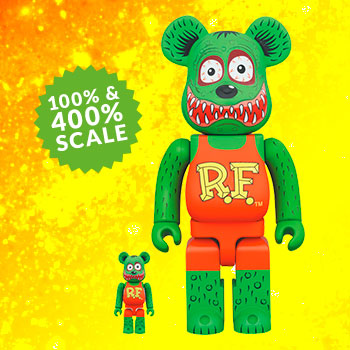 Be@rbrick Rat Fink 100% and 400% set by Medicom | Sideshow