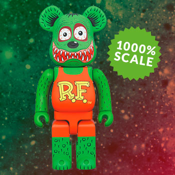 特別訳あり特価】 BE@RBRICK RAT FINK(TM) 1000％ メディコムトイ