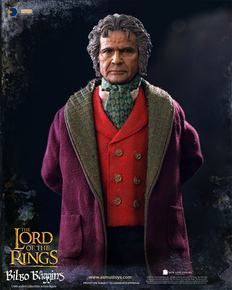 Asmus Toys HOBT07 1/6 The Lord of the Rings Bilbo Baggins Figure Head Sculpt 