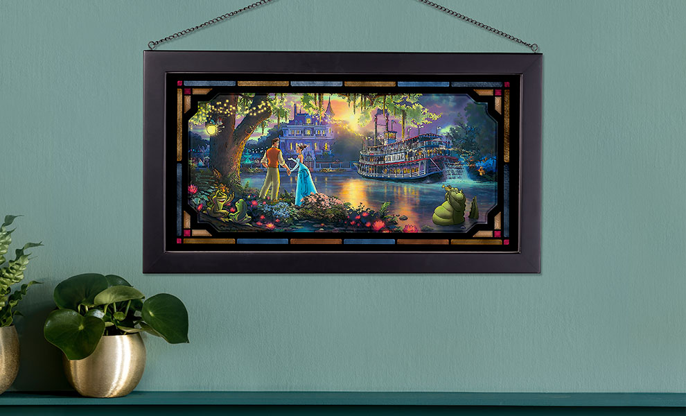 Gallery Feature Image of The Princess and the Frog Stained Glass - Click to open image gallery
