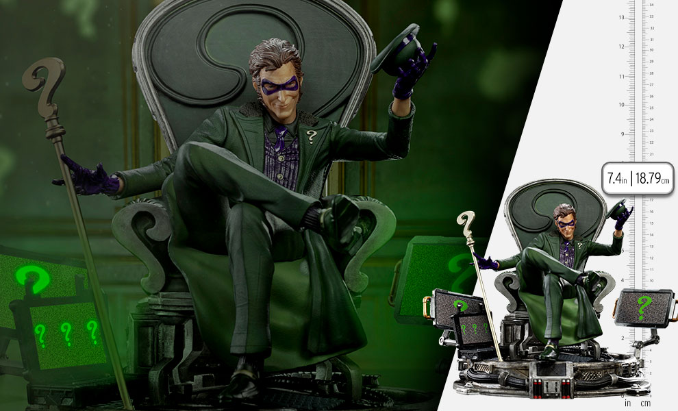 Gallery Feature Image of The Riddler Deluxe 1:10 Scale Statue - Click to open image gallery
