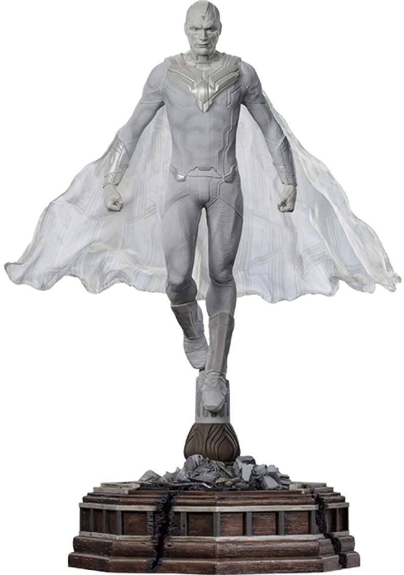 White Vision Statues by Iron Studios
