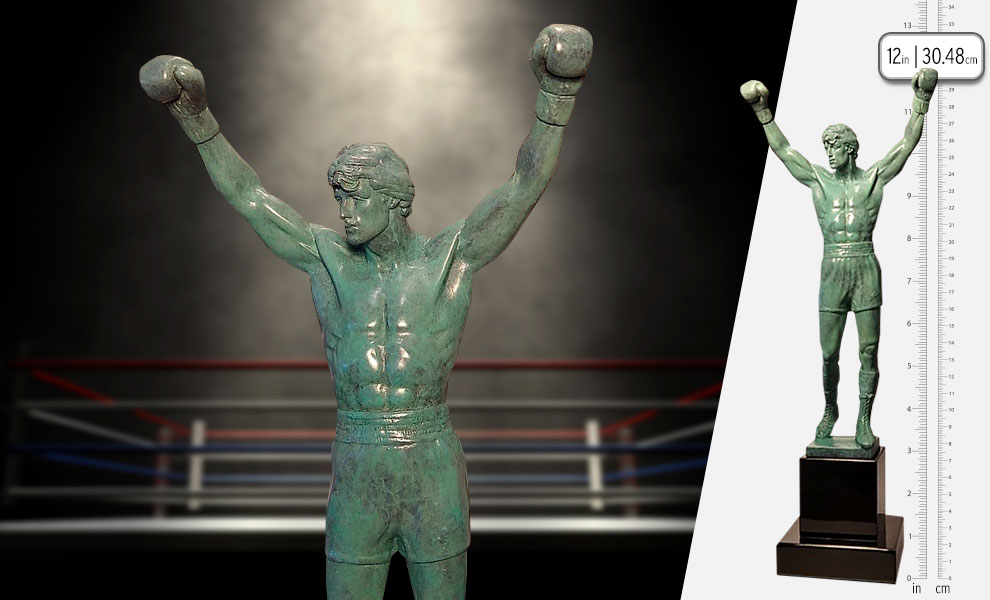 Gallery Feature Image of Rocky Bronze Statue - Click to open image gallery