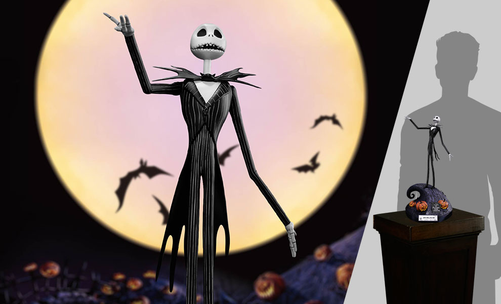 Gallery Feature Image of Jack Skellington Statue - Click to open image gallery