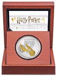 Gallery Image of Golden Snitch 1oz Silver Coin Silver Collectible