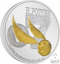 Gallery Image of Golden Snitch 1oz Silver Coin Silver Collectible