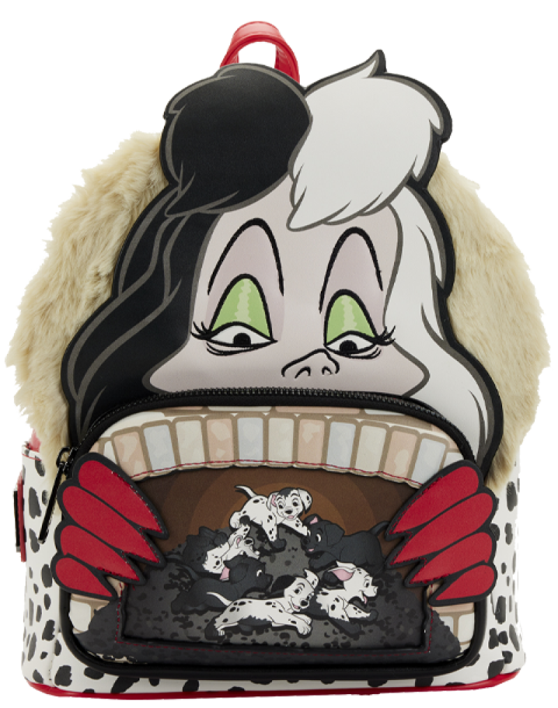 101 Dalmatians Villains Scene Cruella Mini Backpack Backpack by Loungefly