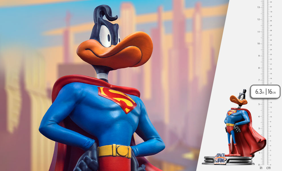 Gallery Feature Image of Daffy Duck Superman 1:10 Scale Statue - Click to open image gallery