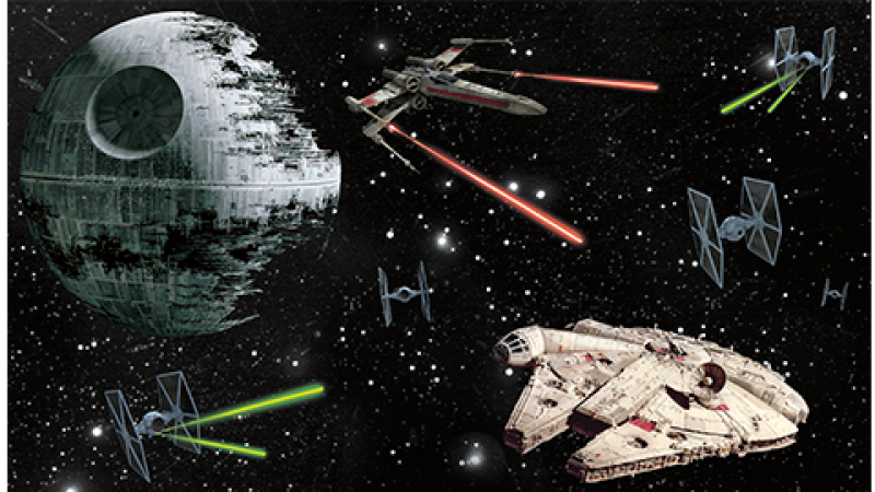 Star Wars Vehicles Wallpaper Mural Mural by RoomMates