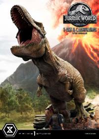 Gallery Image of T-Rex & Carnotaurus Statue