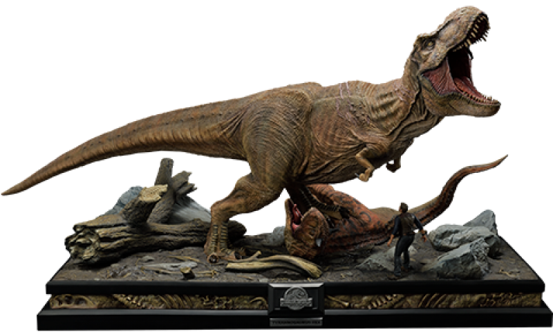 T-Rex & Carnotaurus Statues by Prime 1 Studio