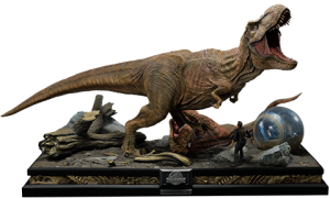 T-Rex & Carnotaurus (Deluxe Version) Statue