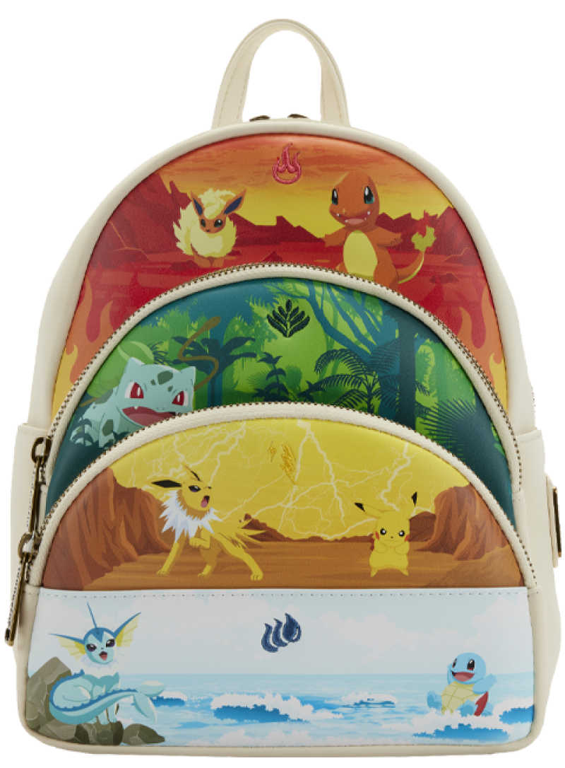 Elements Triple Pocket Mini Backpack Backpack by Loungefly