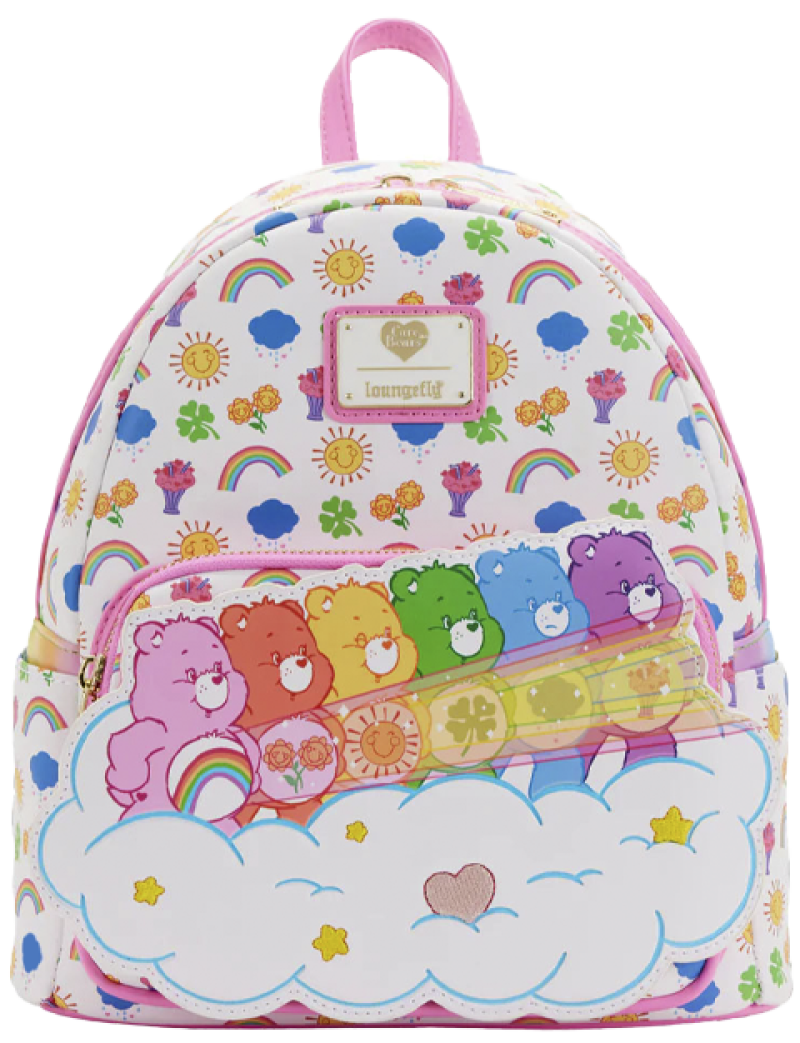 Care Bears Stare Rainbow Mini Backpack Backpack by Loungefly