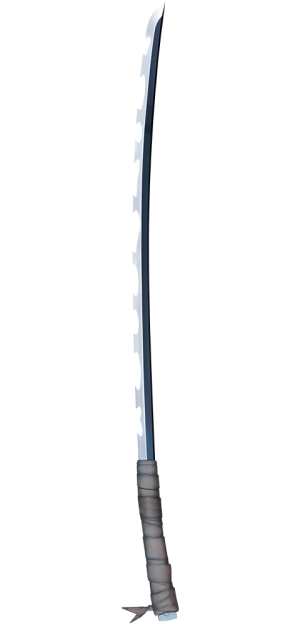 Nichirin Sword (Inosuke Hashibira) Prop Replica