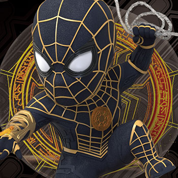 Spider-Man (Black & Gold Suit) Egg Attack Action Figure by Beast