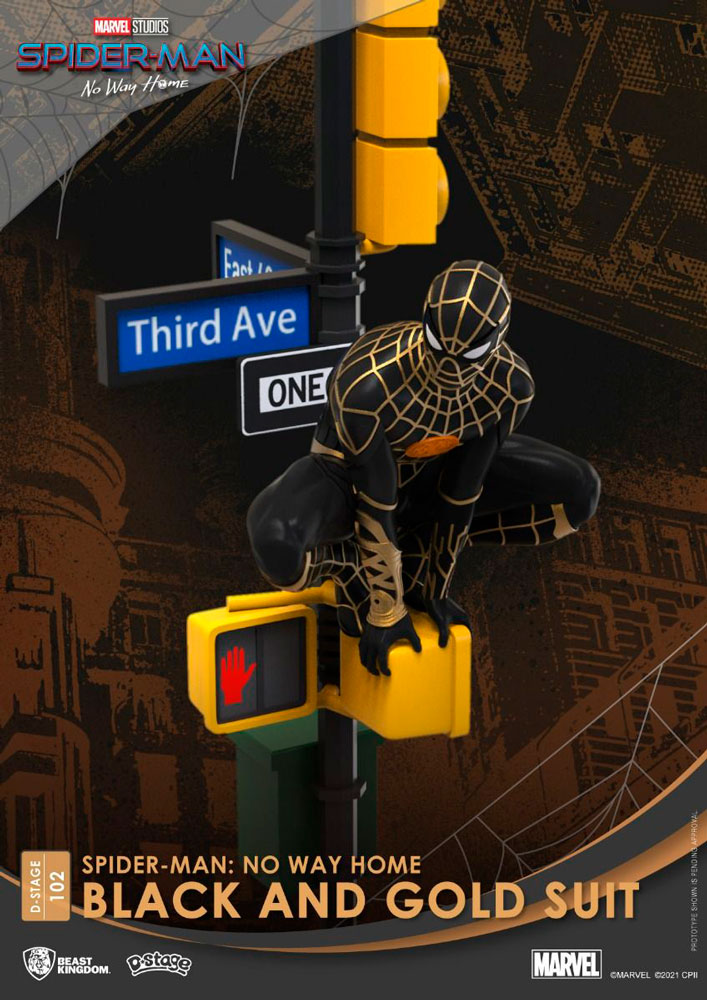 Spider-Man (Black & Gold Suit) D-Stage