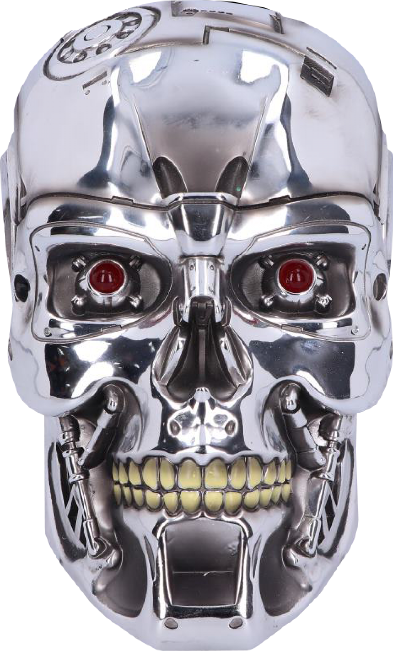 T-800 Terminator Head Plaque Statue