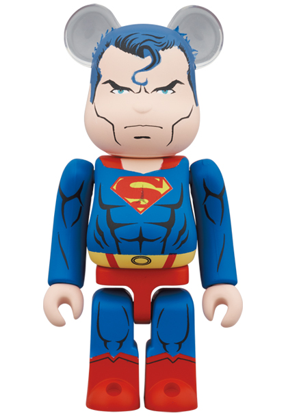 Medicom Bearbrick Superman Dawn of Justice 400% Knightmare Batman Be@rbrick New 