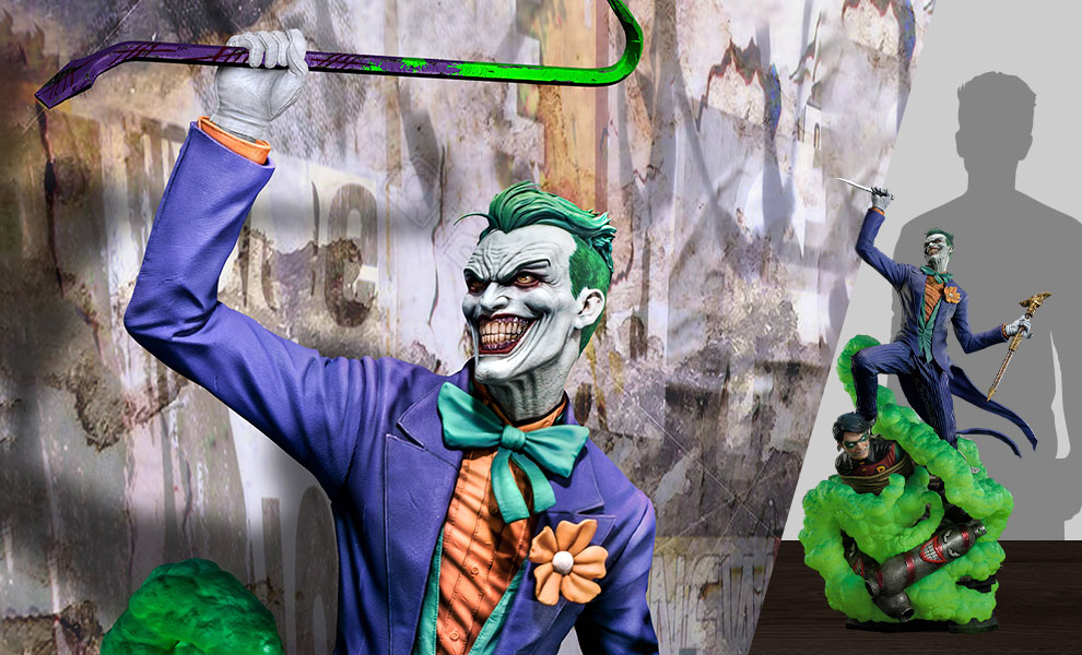 Gallery Feature Image of The Joker “Say Cheese!” (Deluxe Bonus Version) 1:3 Scale Statue - Click to open image gallery