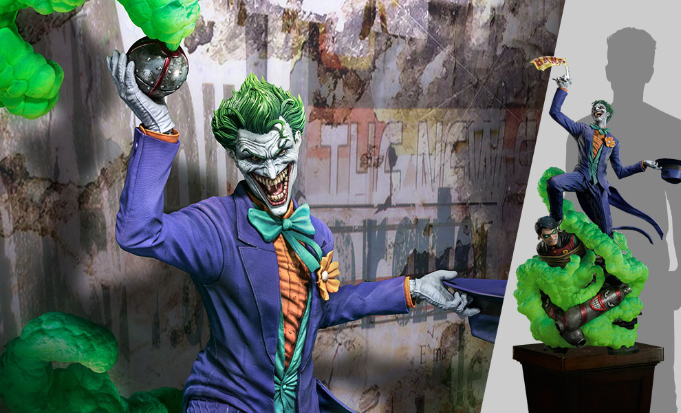 Gallery Feature Image of The Joker “Say Cheese!” (Deluxe Version) 1:3 Scale Statue - Click to open image gallery