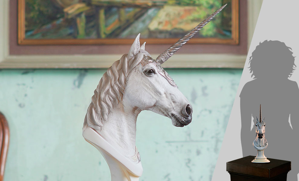 Gallery Feature Image of The White Unicorn (Elite Edition) Bust - Click to open image gallery