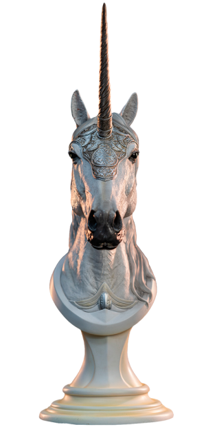 The White Unicorn (Elite Edition) Bust
