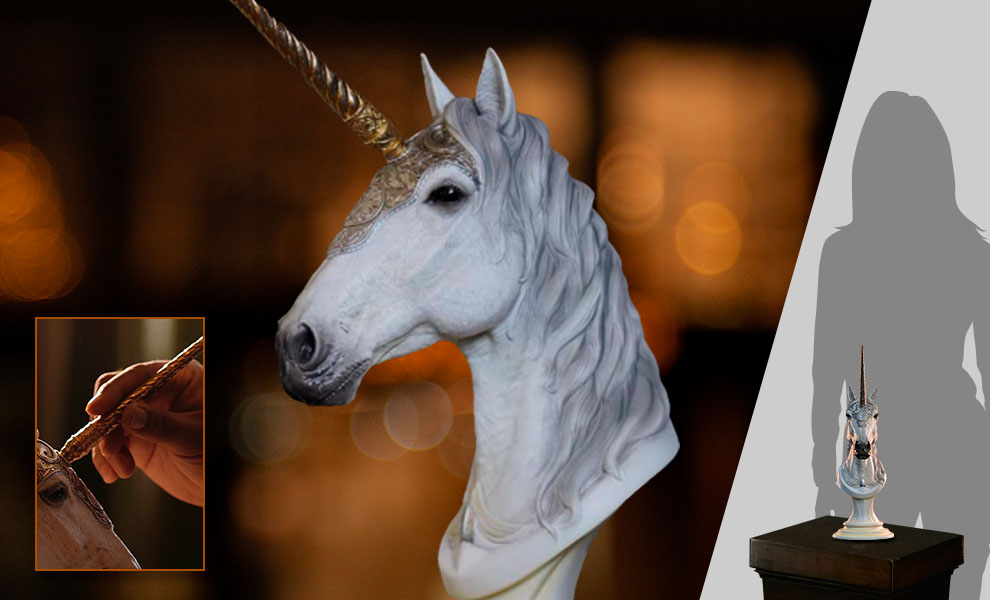 Gallery Feature Image of The White Unicorn (Premium Edition) Bust - Click to open image gallery