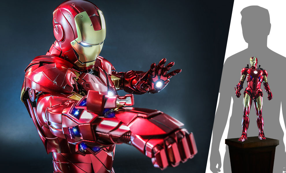 Gallery Feature Image of Iron Man Mark IV Quarter Scale Figure - Click to open image gallery
