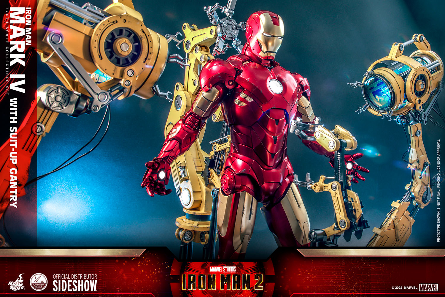 Iron Man Mark IV With Suit Up Gantry Collectible Set by Hot Toys