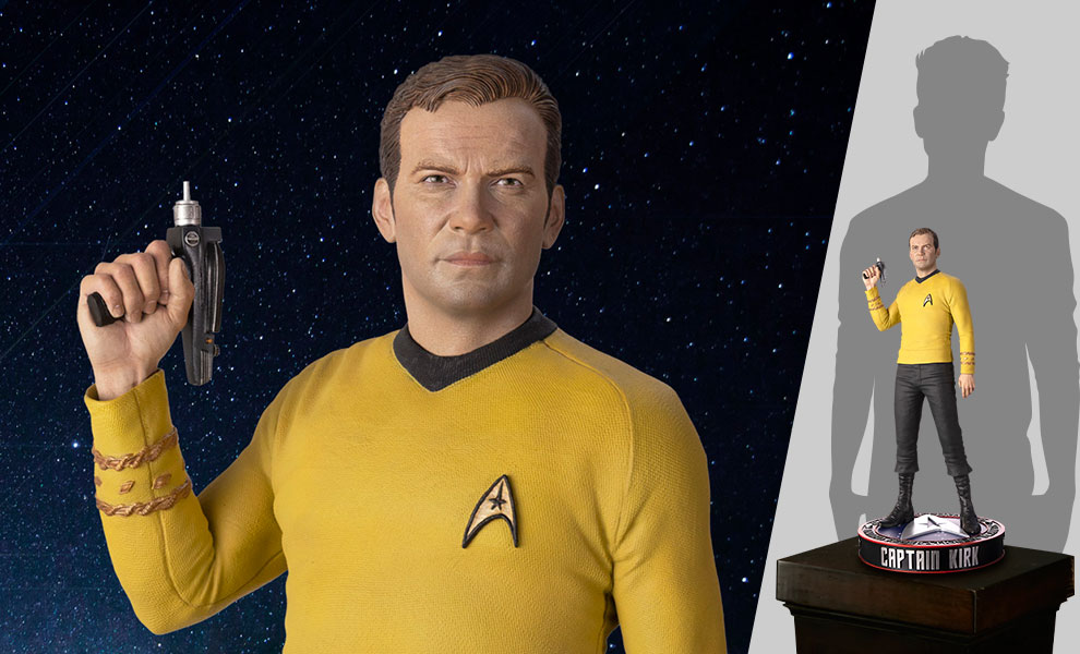 Gallery Feature Image of Captain James T. Kirk 1:3 Scale Statue - Click to open image gallery