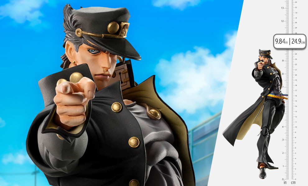 Jotaro Kujo (azul). SAS Medicos. Jojo's Bizarre Adventure