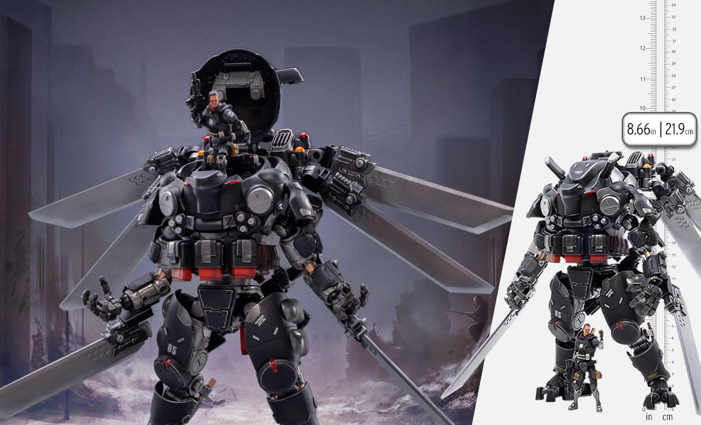 Gallery Feature Image of Iron Wrecker 05 Orbital Combat Mecha (Night Attack Type) Collectible Figure - Click to open image gallery