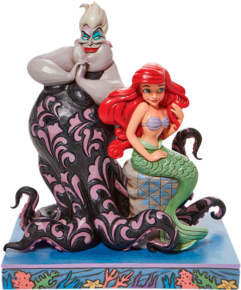 Enesco, LLC Ariel & Ursula Figurine