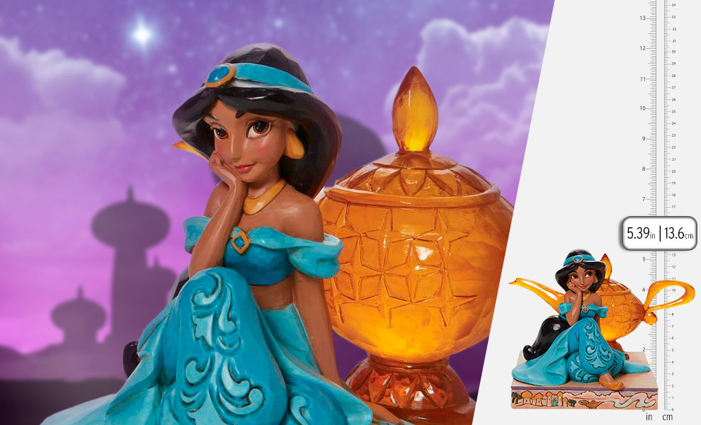 Gallery Feature Image of Jasmine & Genie Lamp Figurine - Click to open image gallery