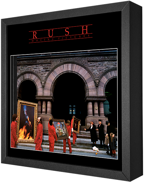 Artovision Rush Moving Pictures Shadow box art