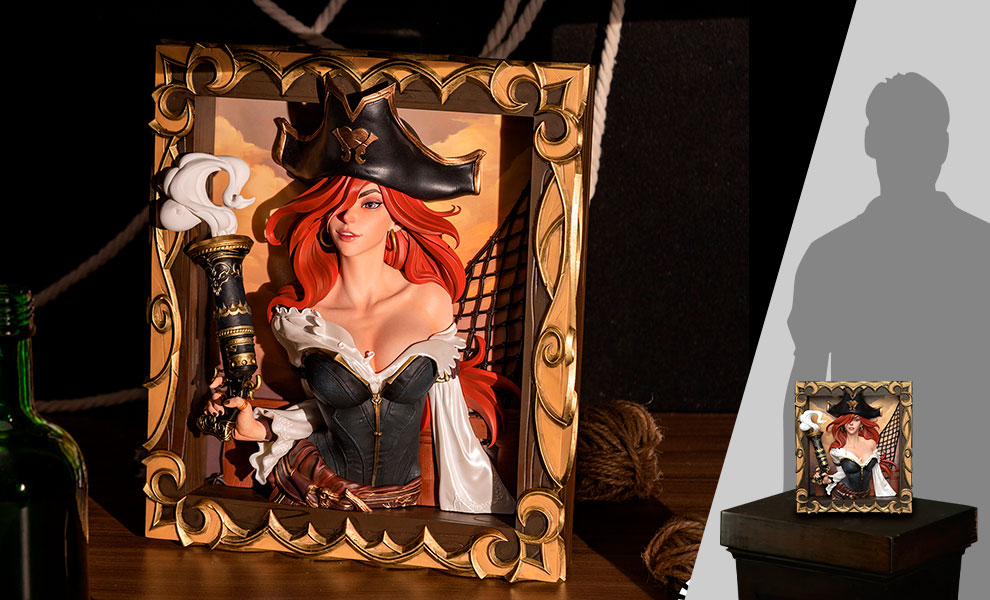 Gallery Feature Image of Miss Fortune the Bounty Hunter 3D Photo Frame Miscellaneous Collectibles - Click to open image gallery
