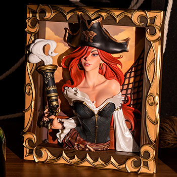Miss Fortune the Bounty Hunter 3D Photo Frame by Infinity Studio
