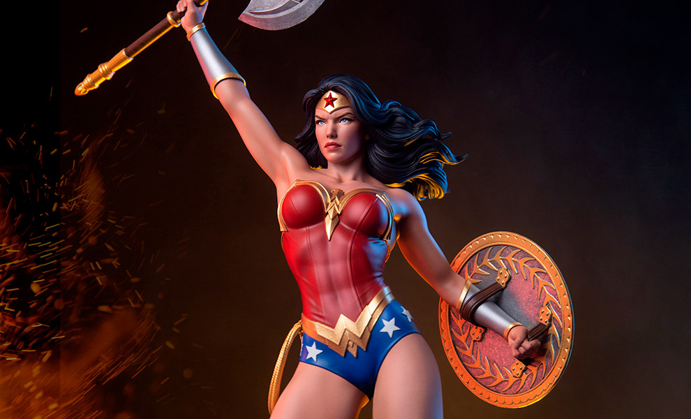 Gallery Feature Image of Wonder Woman Quarter Scale Maquette - Click to open image gallery