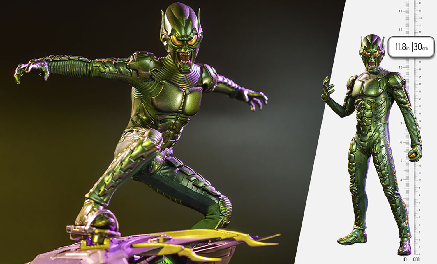 Gallery Feature Image of Green Goblin Sixth Scale Figure - Click to open image gallery