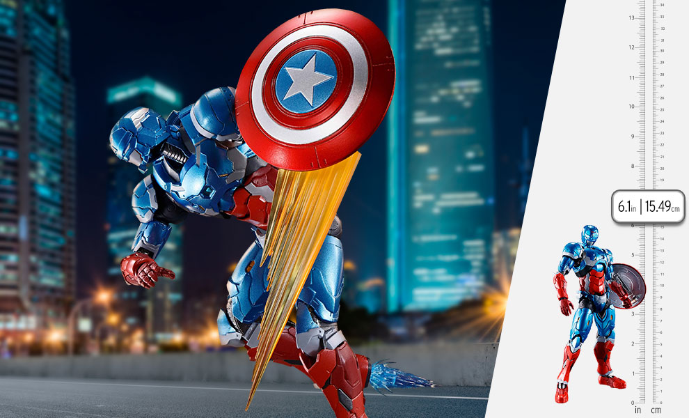 Gallery Feature Image of Captain America (Tech-On Avengers) Action Figure - Click to open image gallery